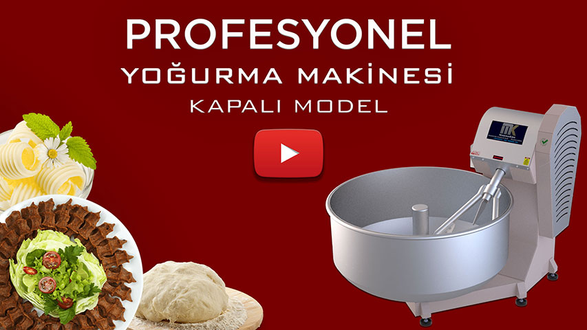 Profesyonel Çiğ Köfte Yoğurma Makinesi Video görseli.