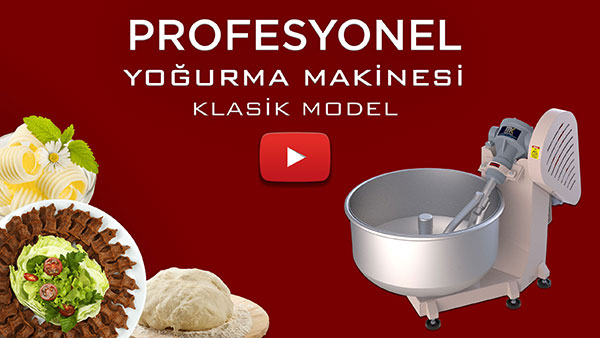 Profesyonel Hamur Yoğurma Makinesi Video görseli.