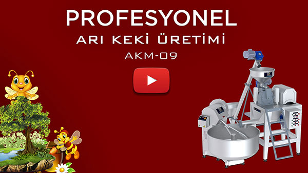 Arı Keki Üretim Makinaları Akm-09 Video Tanıtım Görseli.