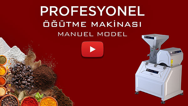 Pudra şekeri makinası manuel model youtube animasyonlu video görselidir.