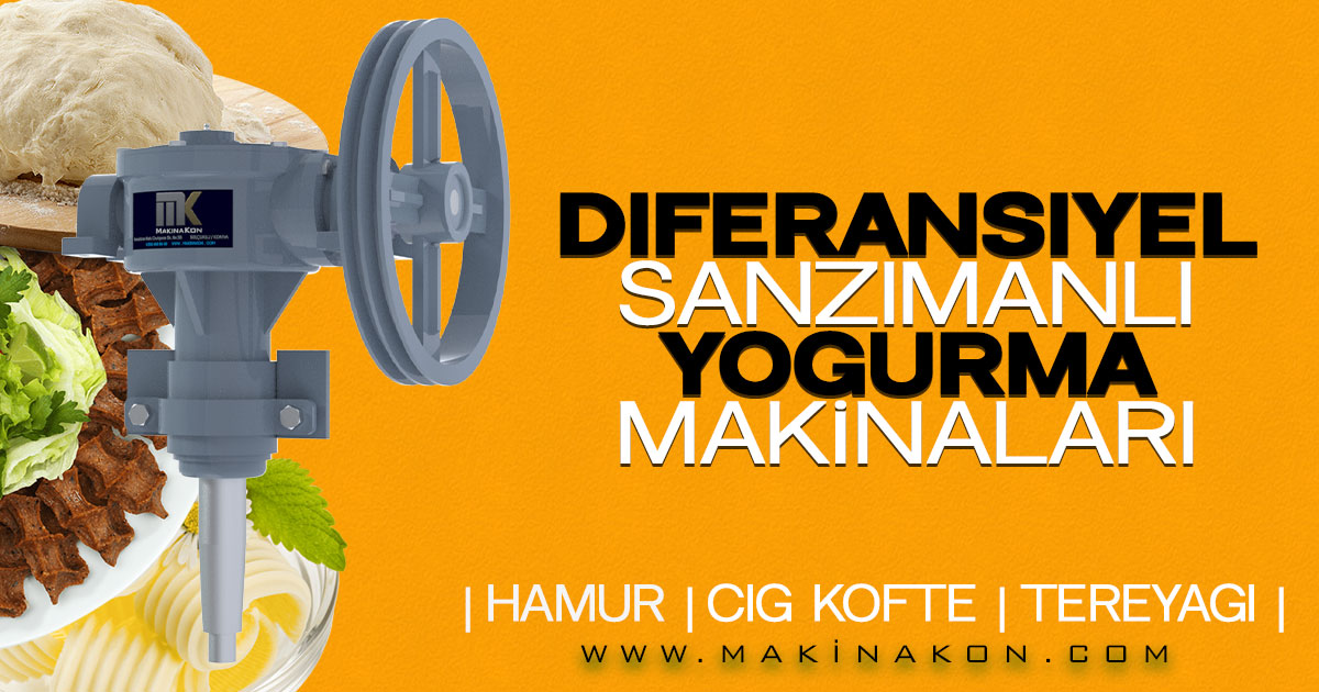 Diferansiyel Şanzıman ve Yoğurma Makinesi