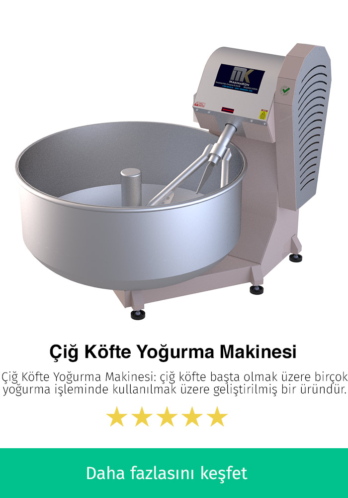 Çiğ Köfte Yoğurma Makinesi